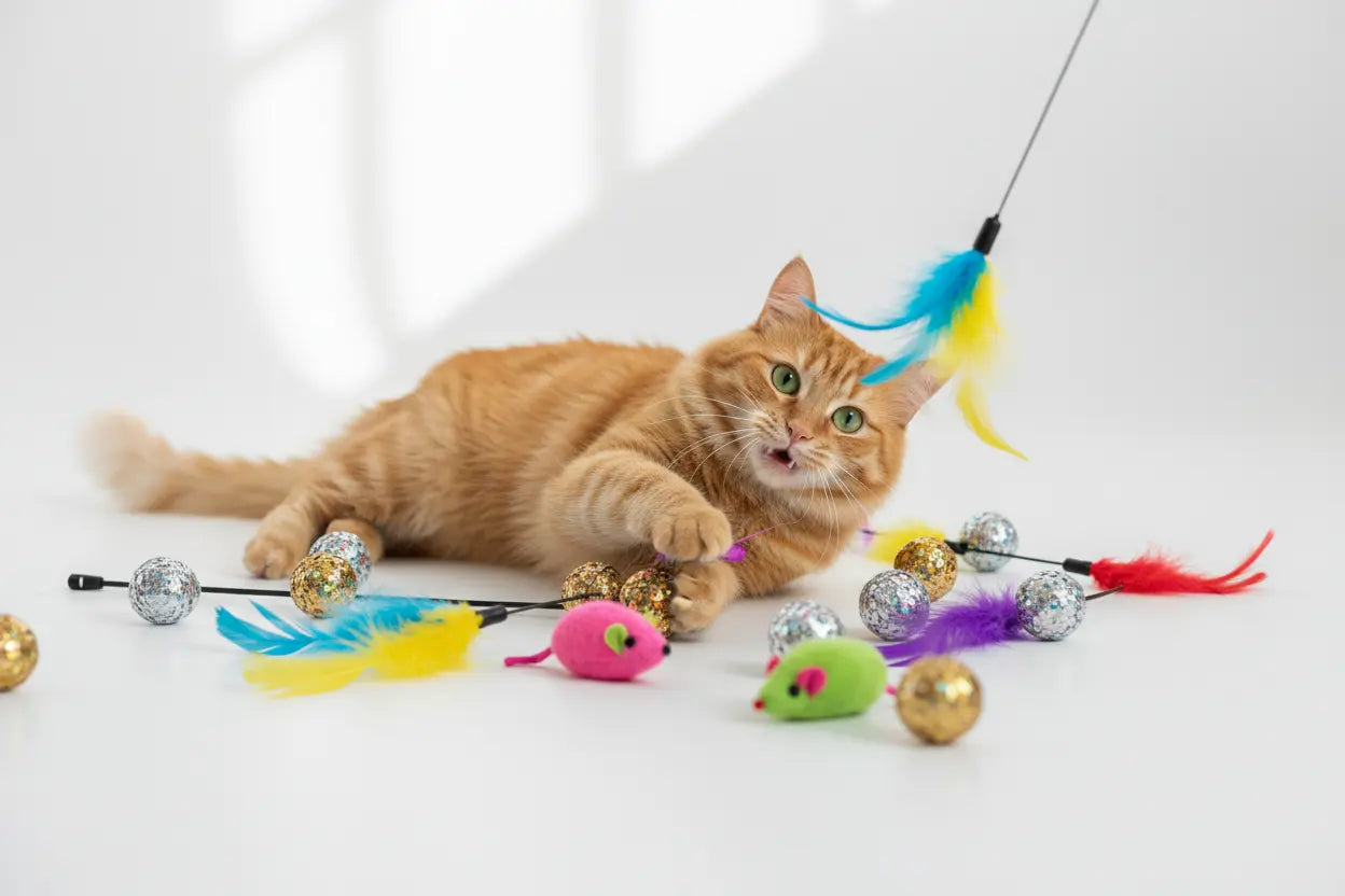 Spielzeuge für Katzen