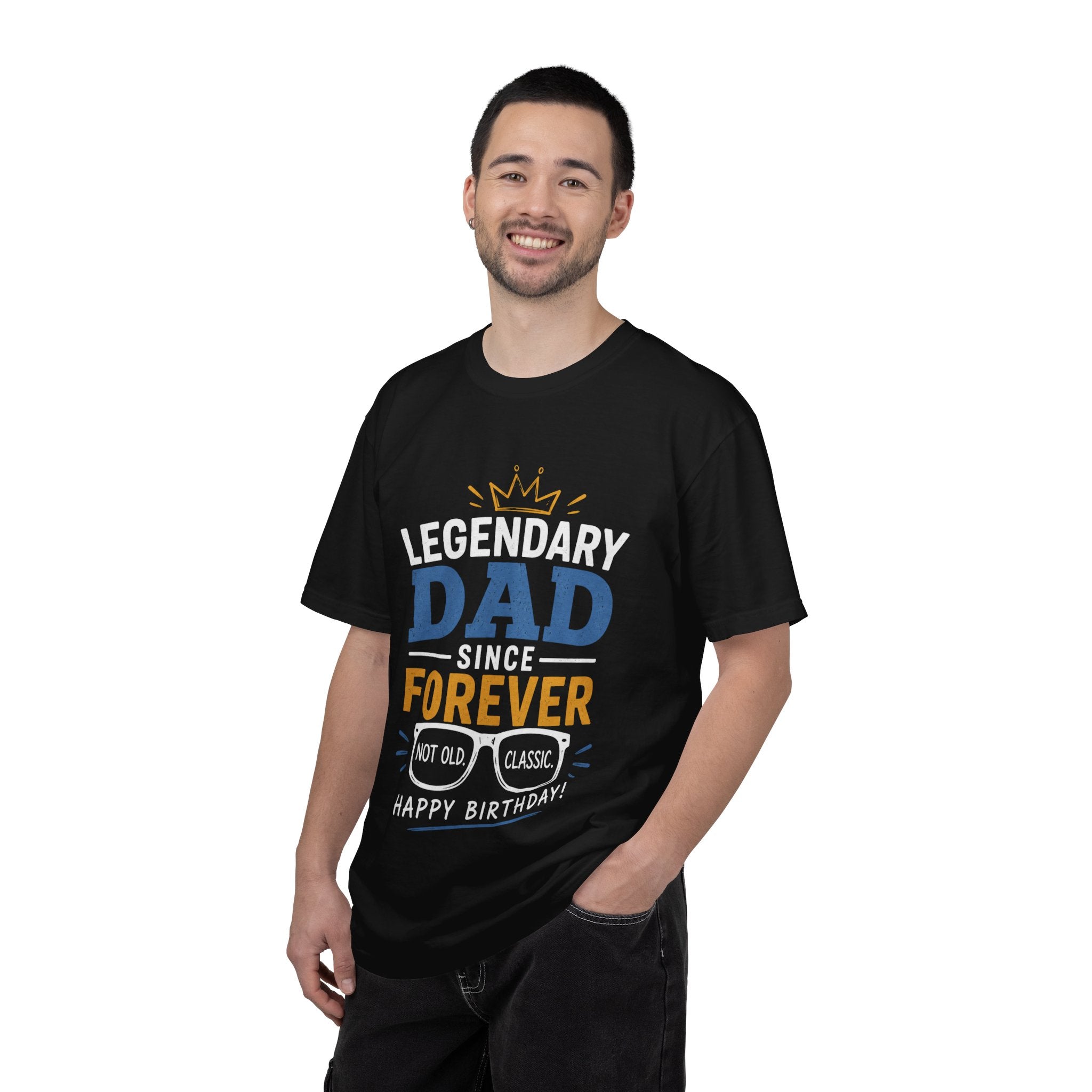 Dad Forever T-Shirt — Father's Day Gift Tee with Crown Graphic Printify