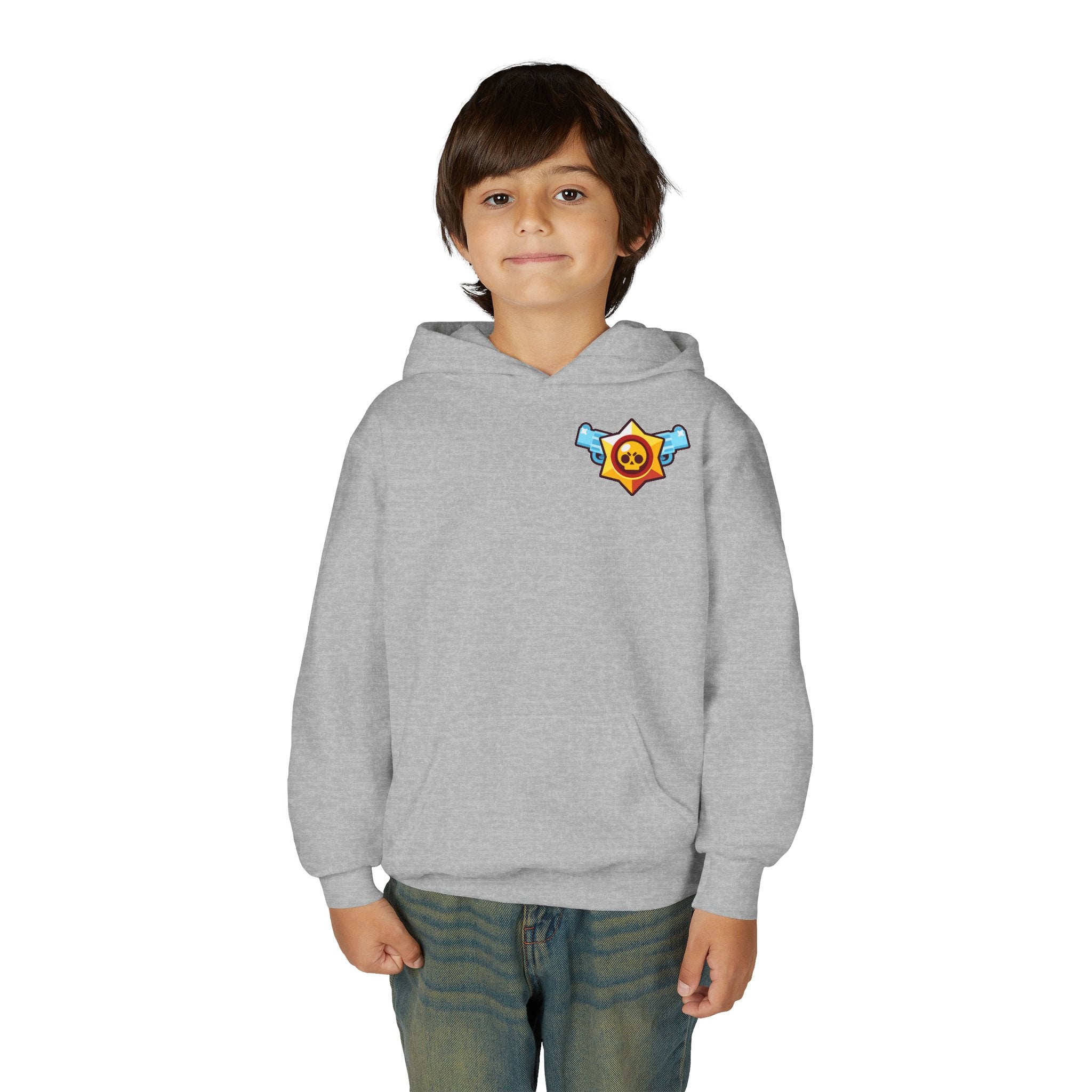 Spike Cactus Character Hoodie | Brawl Stars Chest Emblem Printify