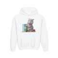 Hippo Piano Kids Hoodie – Cute Musical Animal Sweatshirt for Toddlers & Children Printify