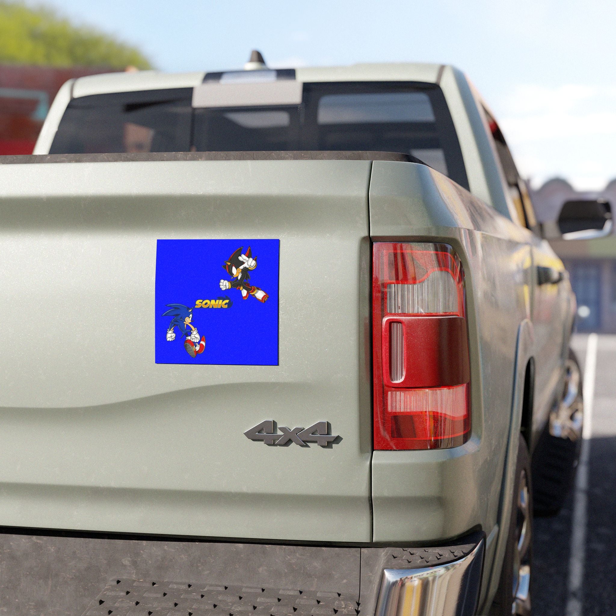 Sonic & Shadow Characters Car Magnet Printify