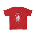 Kids Tee — Cute Bubble Tea "The Best Day Ever" Graphic Printify