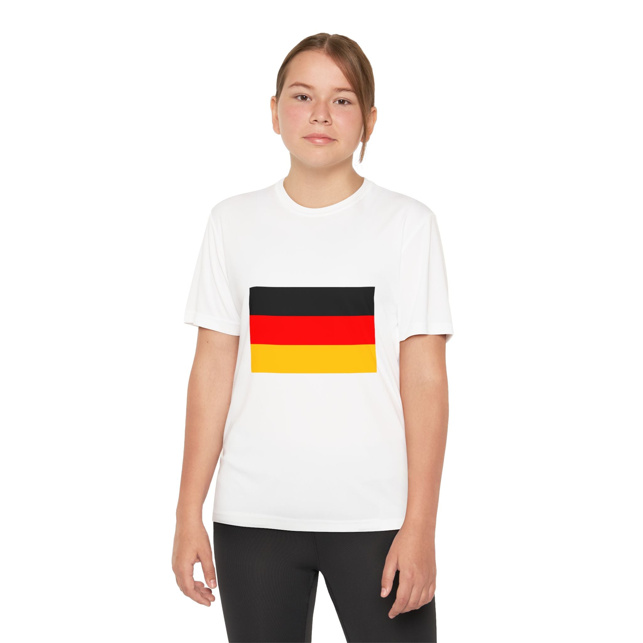 German Flag Tee | Youth Soccer Jersey Number 10 Printify