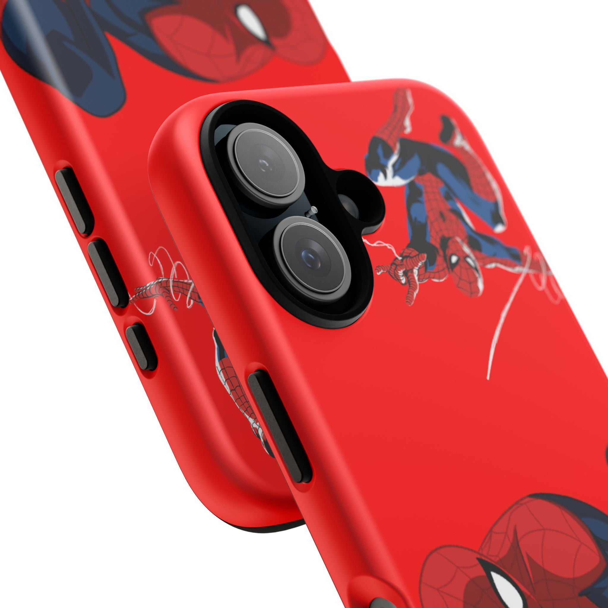 Spider Hero Graphic phone case | Red Marvel-inspired web-slinger case Printify