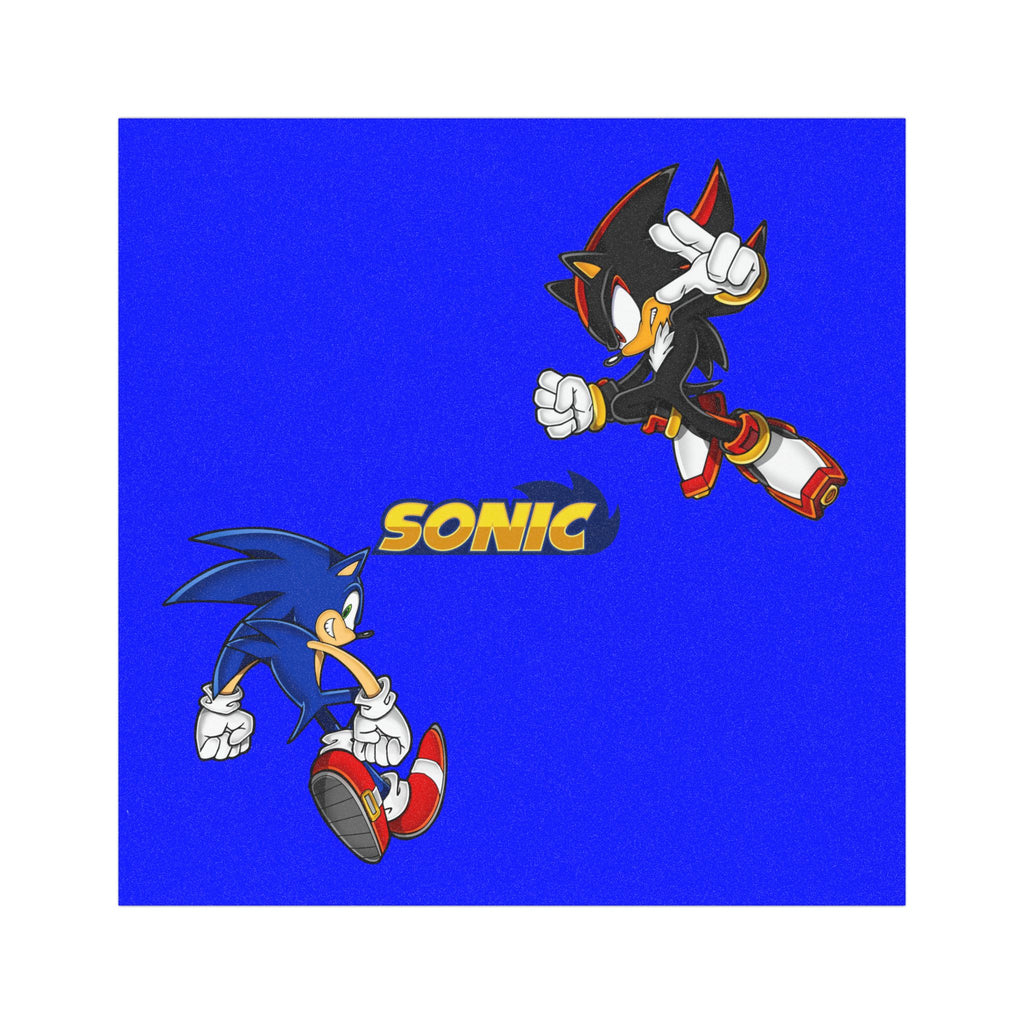 Sonic & Shadow Characters Car Magnet Printify