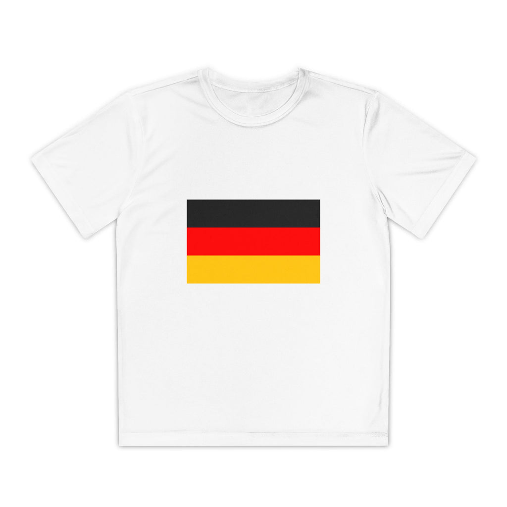 German Flag Tee | Youth Soccer Jersey Number 10 Printify