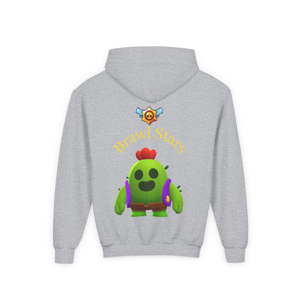 Spike Cactus Character Hoodie | Brawl Stars Chest Emblem Printify