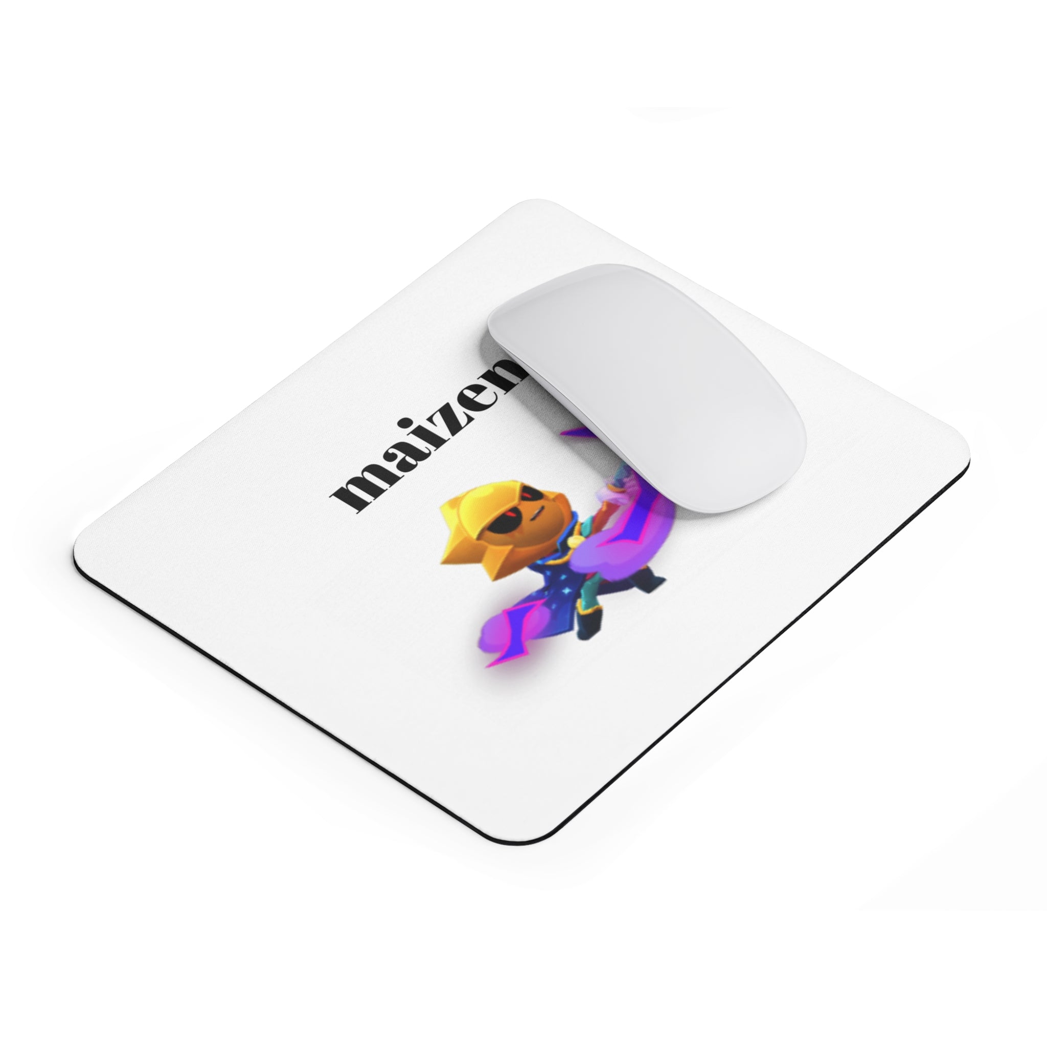 Maizen Gamer Mouse Pad — Cute Sun Character Gaming Desk Mat Printify