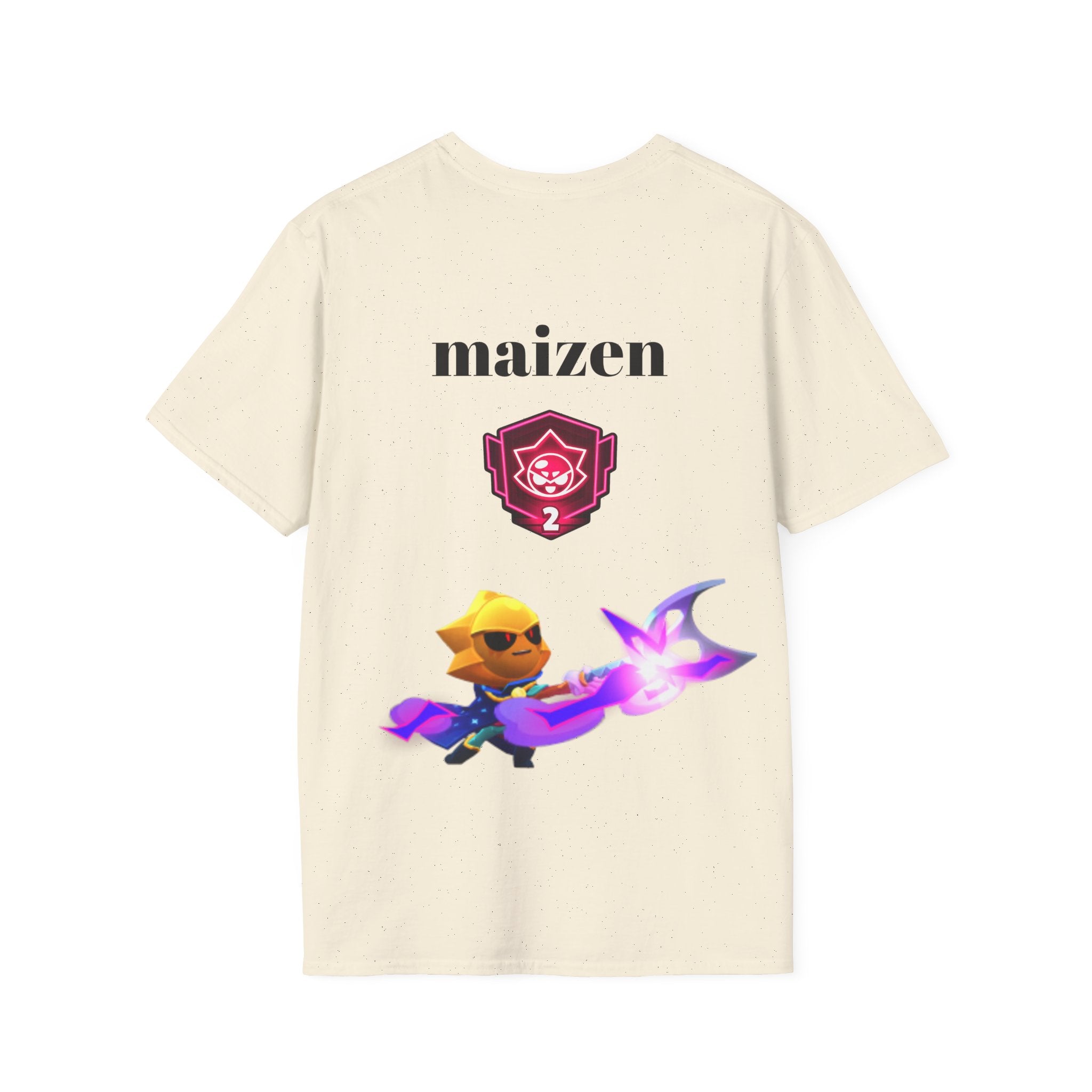 Brawler Badge Chest T-Shirt — Cute Gaming Emblem Tee Printify