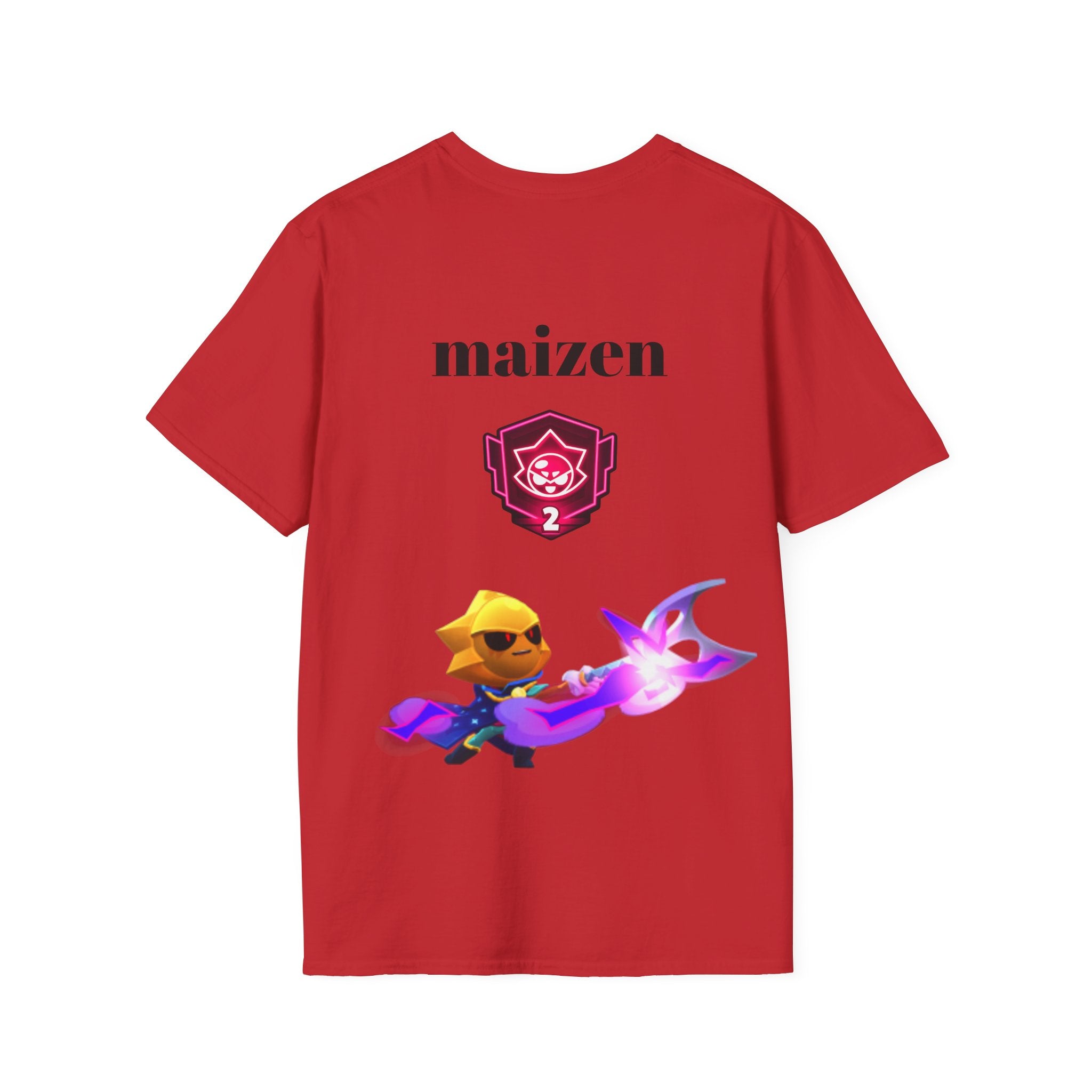 Brawler Badge Chest T-Shirt — Cute Gaming Emblem Tee Printify