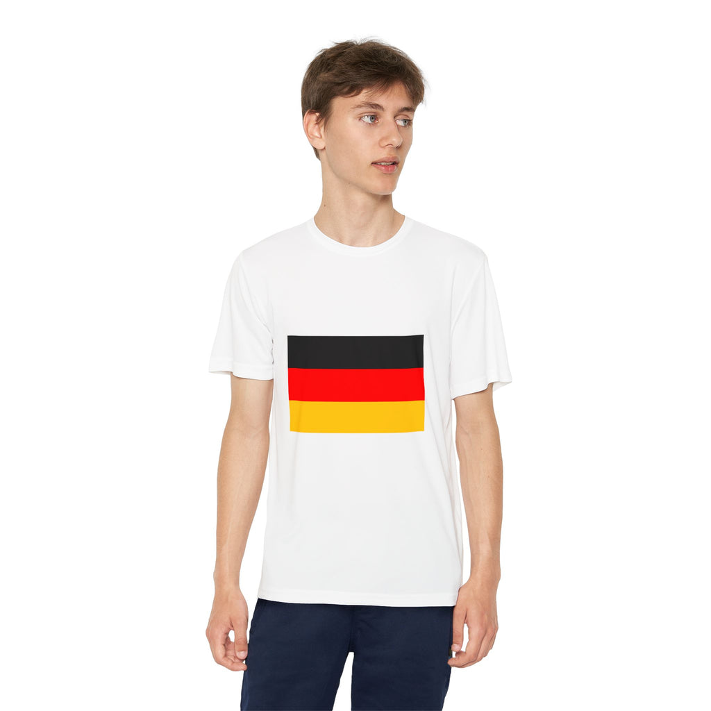 German Flag Tee | Youth Soccer Jersey Number 10 Printify