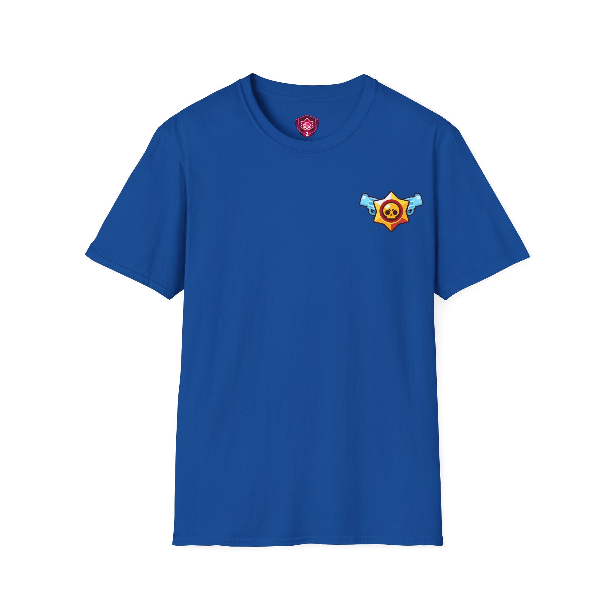 Brawler Badge Chest T-Shirt — Cute Gaming Emblem Tee Printify