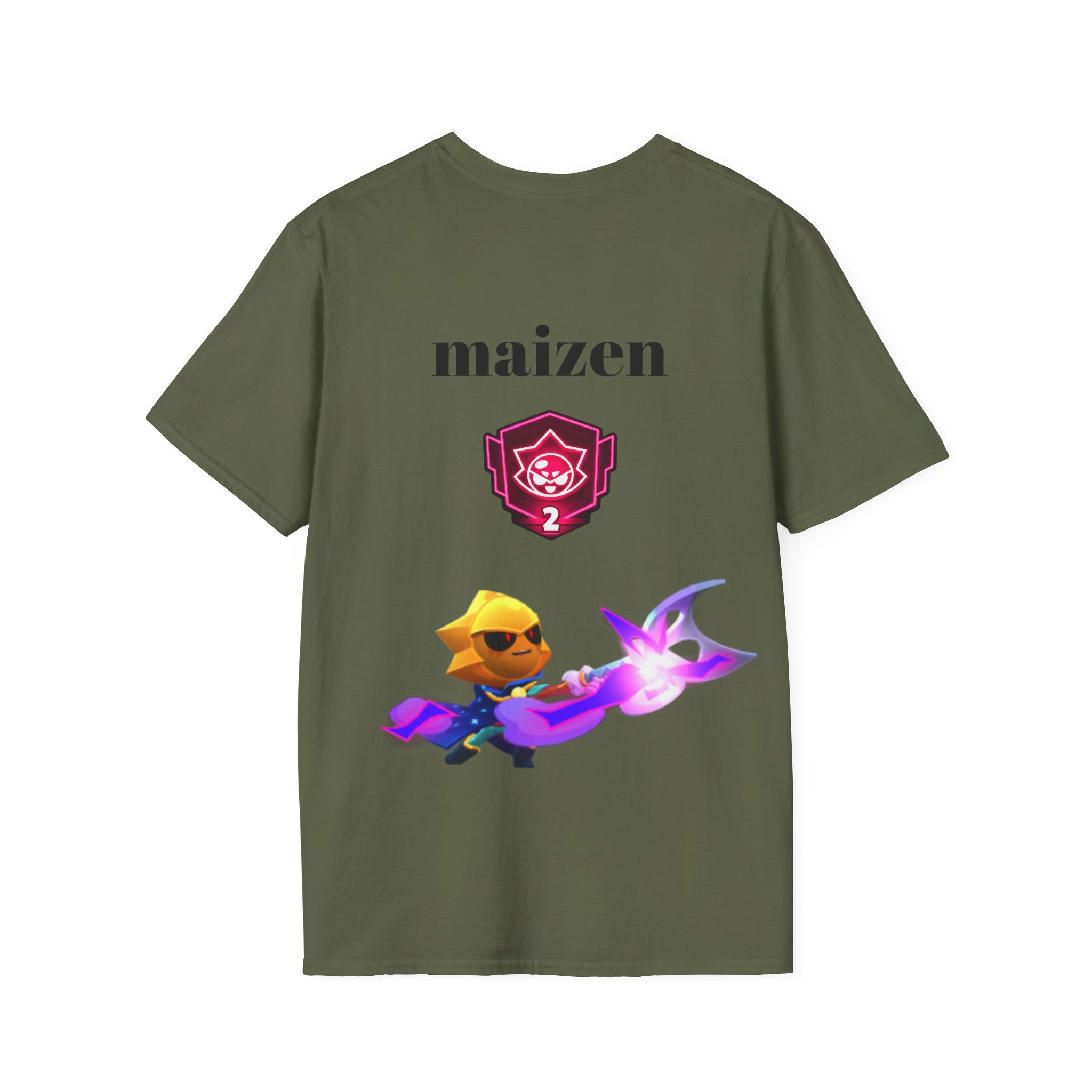 Brawler Badge Chest T-Shirt — Cute Gaming Emblem Tee Printify