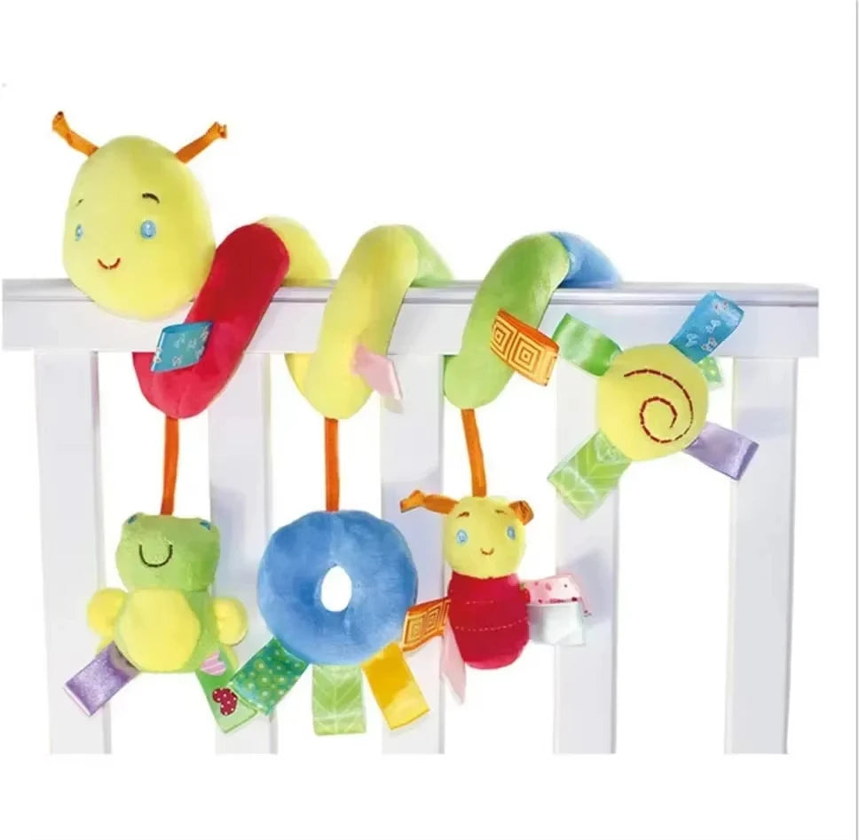 Baby Hängerassel mit Musik – Für Kinderwagen, Autositz & Bett Spieldorf
