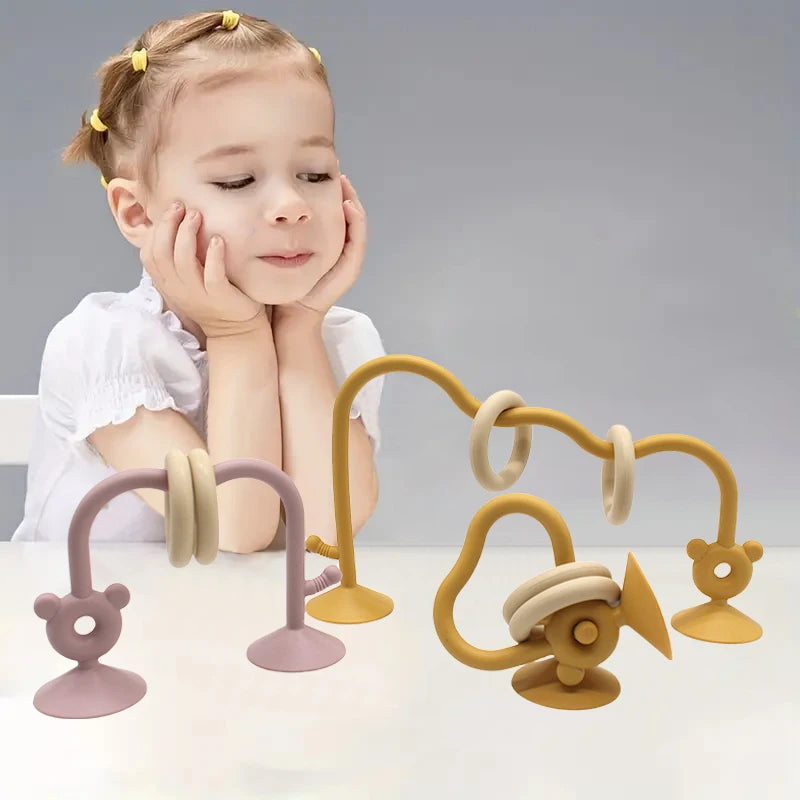 Silikon-Tischspielzeug für Kinder – Lernpuzzle & Perlenspiel ab 0 Jahren Spieldorf
