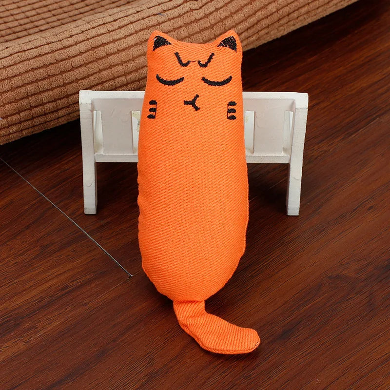 Katzenspielzeug mit Raschel & Catnip – Plüsch-Jagdspielzeug für Katzen Spieldorf