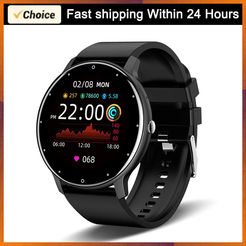 Smartwatch Damen mit Bluetooth-Telefonie, Herzfrequenz & IP67 – 1,28 Zoll HD – Android & iOS Shoppingdorf