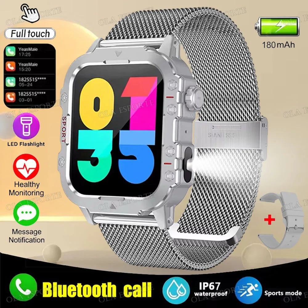 Smartwatch mit Bluetooth-Telefonie, GPS & Herzfrequenz – 1,44 Zoll – 3ATM – Android & iOS Shoppingdorf
