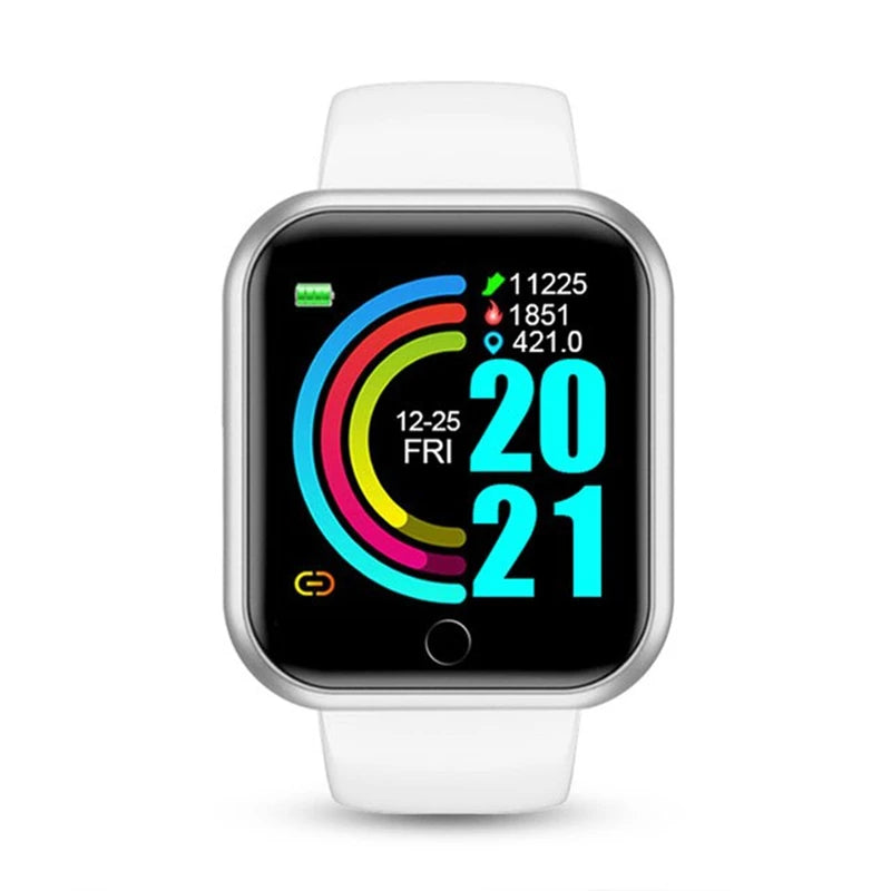 Sport-Smartwatch mit Herzfrequenz, Schrittzähler & Schlaftracking – Silikonarmband – Damen & Herren Shoppingdorf