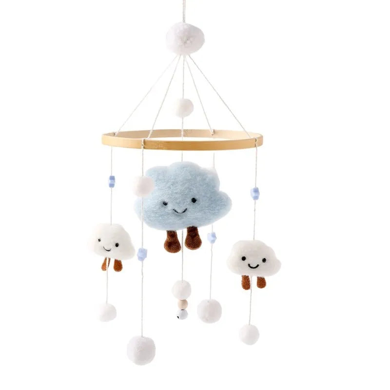 Baby Mobile aus Holz – Mit Musikbox & Glocken für Babybett Spieldorf