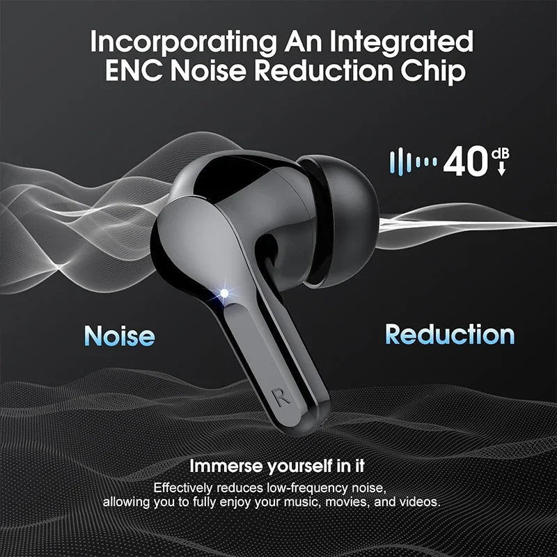 Kabellose In-Ear Kopfhörer BT5.3 – ENC Geräuschunterdrückung, 60H Akku, IP7 wasserdicht Shoppingdorf