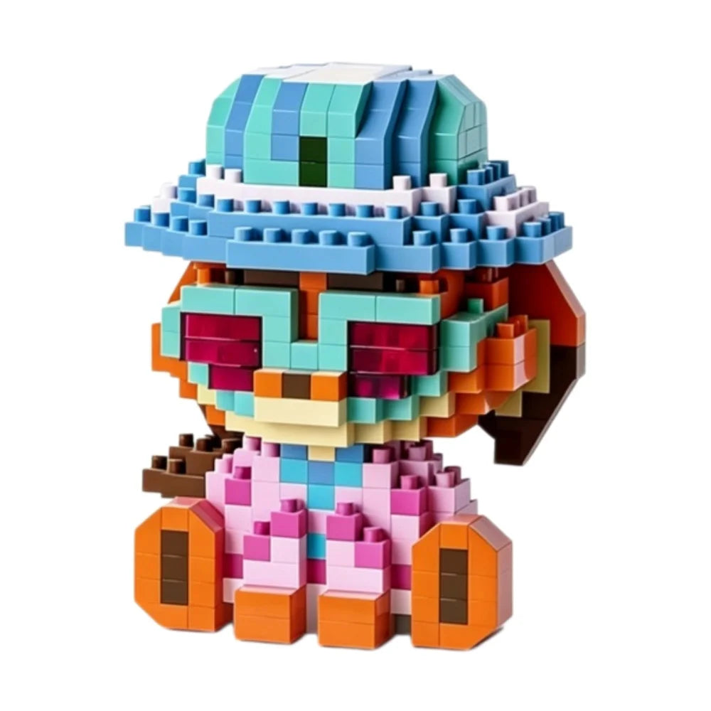 Disney Bausteinset – Lina Bell, Lotso & mehr – 108 Styles, Lego-kompatibel Spieldorf