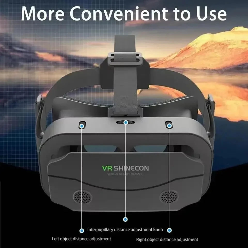 3D VR-Brille für Smartphones – Virtual-Reality-Headset mit optionalem Controller Shoppingdorf