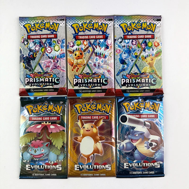 Pokémon Karten Prismatic 151 & Evolutions – 10/20 Karten Booster Pack (Englisch) Spieldorf