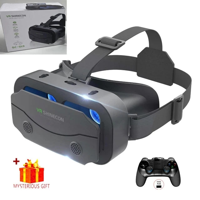 3D VR-Brille für Smartphones – Virtual-Reality-Headset mit optionalem Controller Shoppingdorf