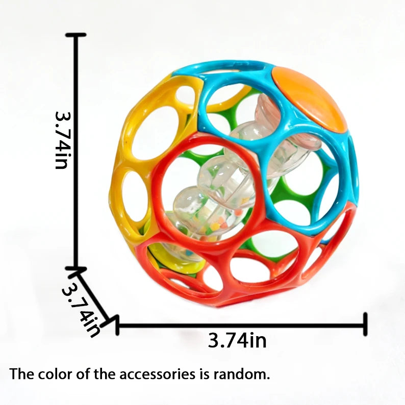 6-in-1 Baby Sensorikball aus Silikon – BPA-frei, weich & lehrreich Spieldorf