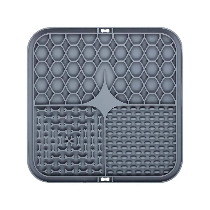 Silikon-Leckpad für Hunde – Slow Feeder & Bade-Ablenkung Spieldorf