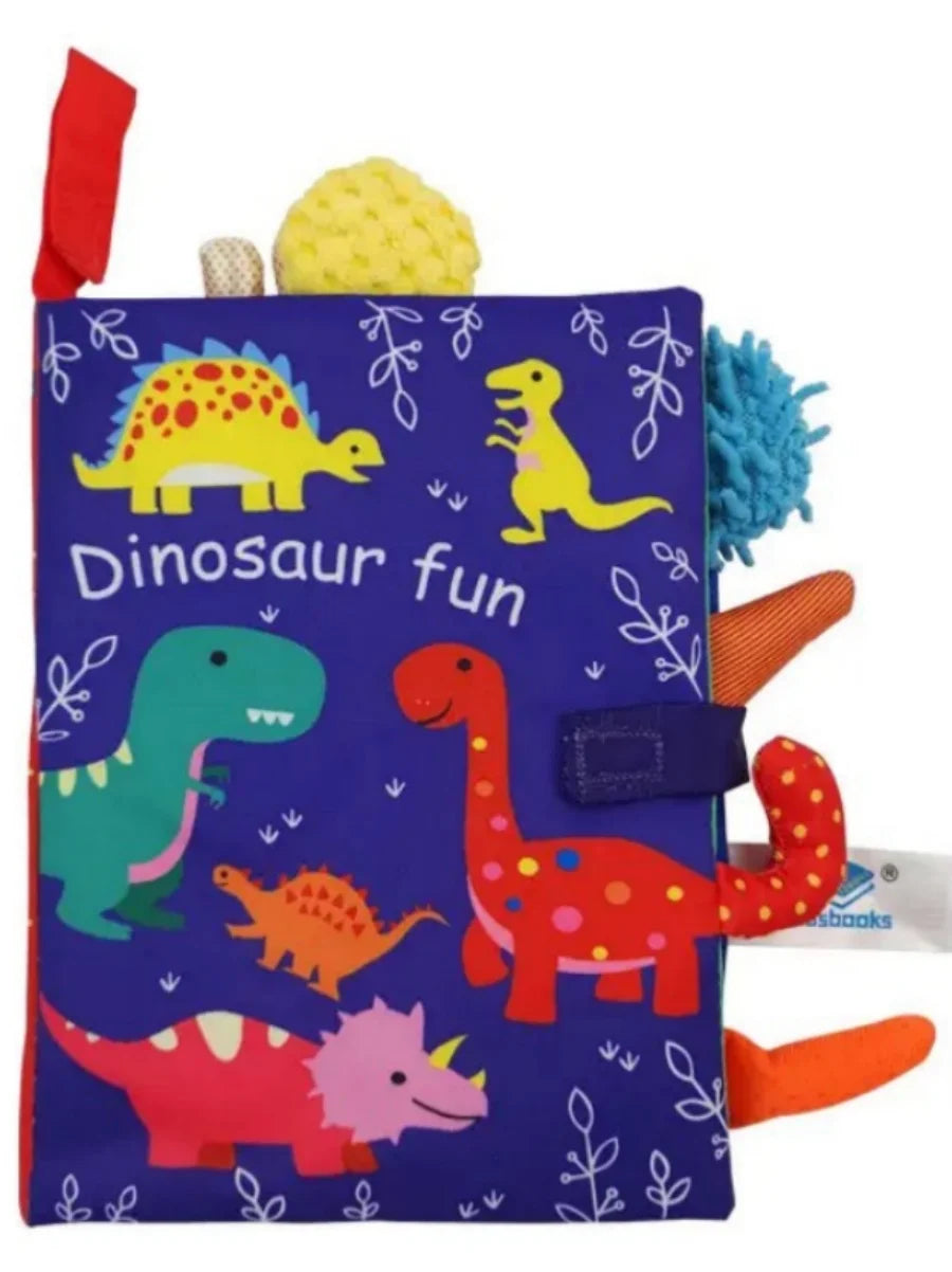 Baby Stoffbuch mit Knisterpapier – Lern- & Entdeckungsbuch 0–3 Jahre Spieldorf
