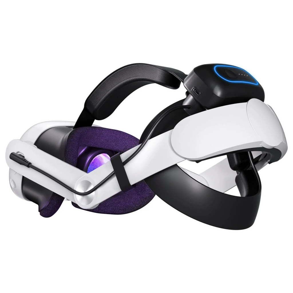 With 10000mAh Battery Comfort Head Strap for Meta Quest 3/Quest 3s Replacement of Elite Strap Enhanced Playtime and Support Shoppingdorf