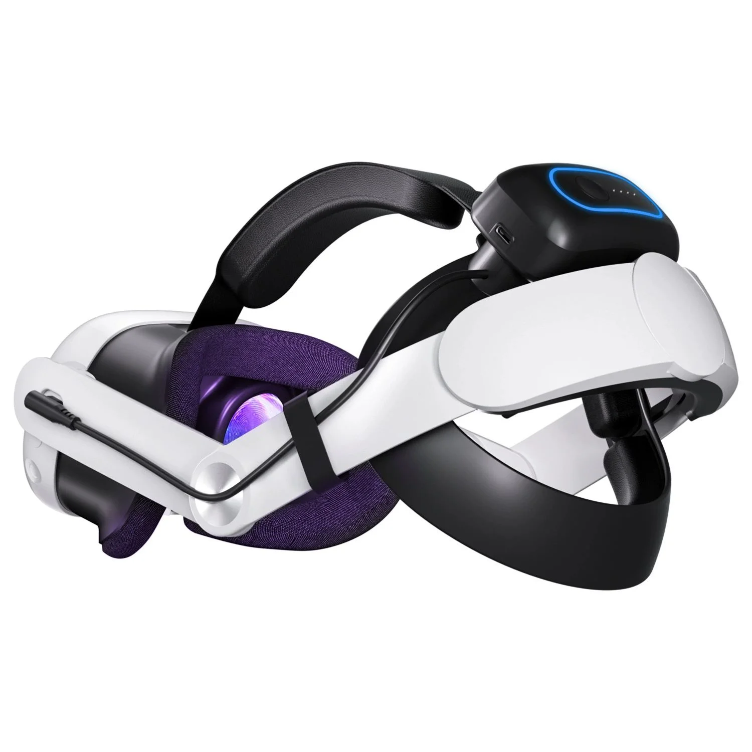 With 10000mAh Battery Comfort Head Strap for Meta Quest 3/Quest 3s Replacement of Elite Strap Enhanced Playtime and Support Shoppingdorf