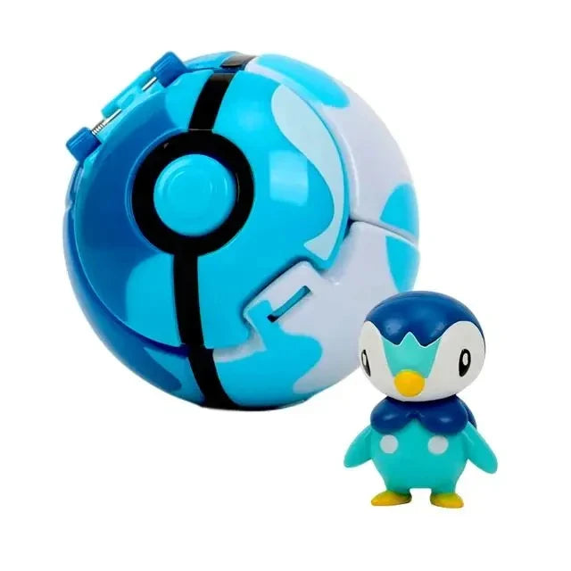 Pokéball mit Pokémon-Figur – Sammel-Set Pikachu, Gengar, Glumanda & mehr Spieldorf