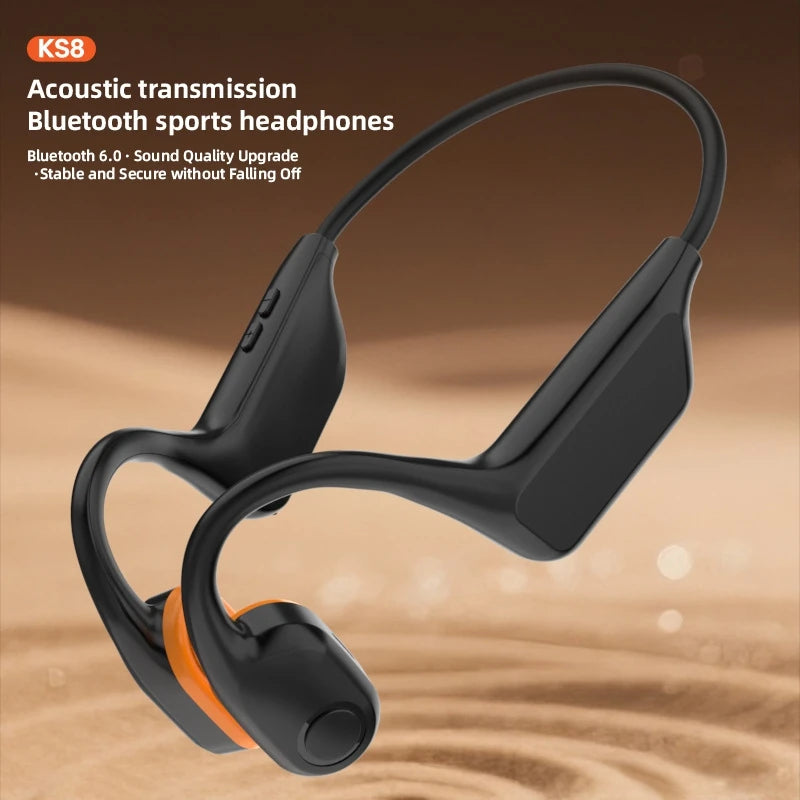Open-Ear Bone Conduction Bluetooth Headphones with Extra-Long Battery Life Perfect for Running, Cycling Swimming  Sports Shoppingdorf