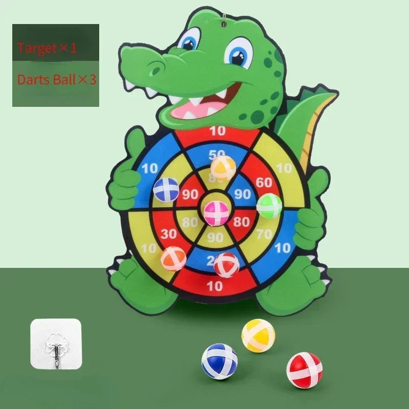 Klett-Dartscheibe Elefant | Sicheres Kinderspielzeug | Lernspiel für 3–12 Jahre Spieldorf