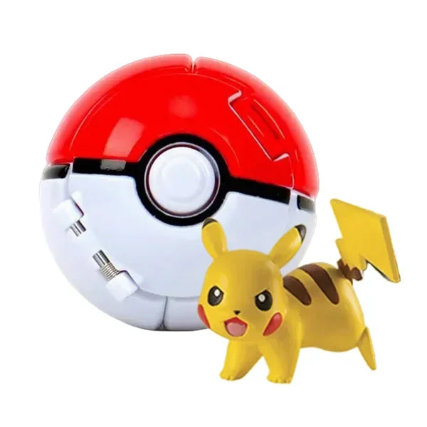 Pokéball mit Pokémon-Figur – Sammel-Set Pikachu, Gengar, Glumanda & mehr Spieldorf