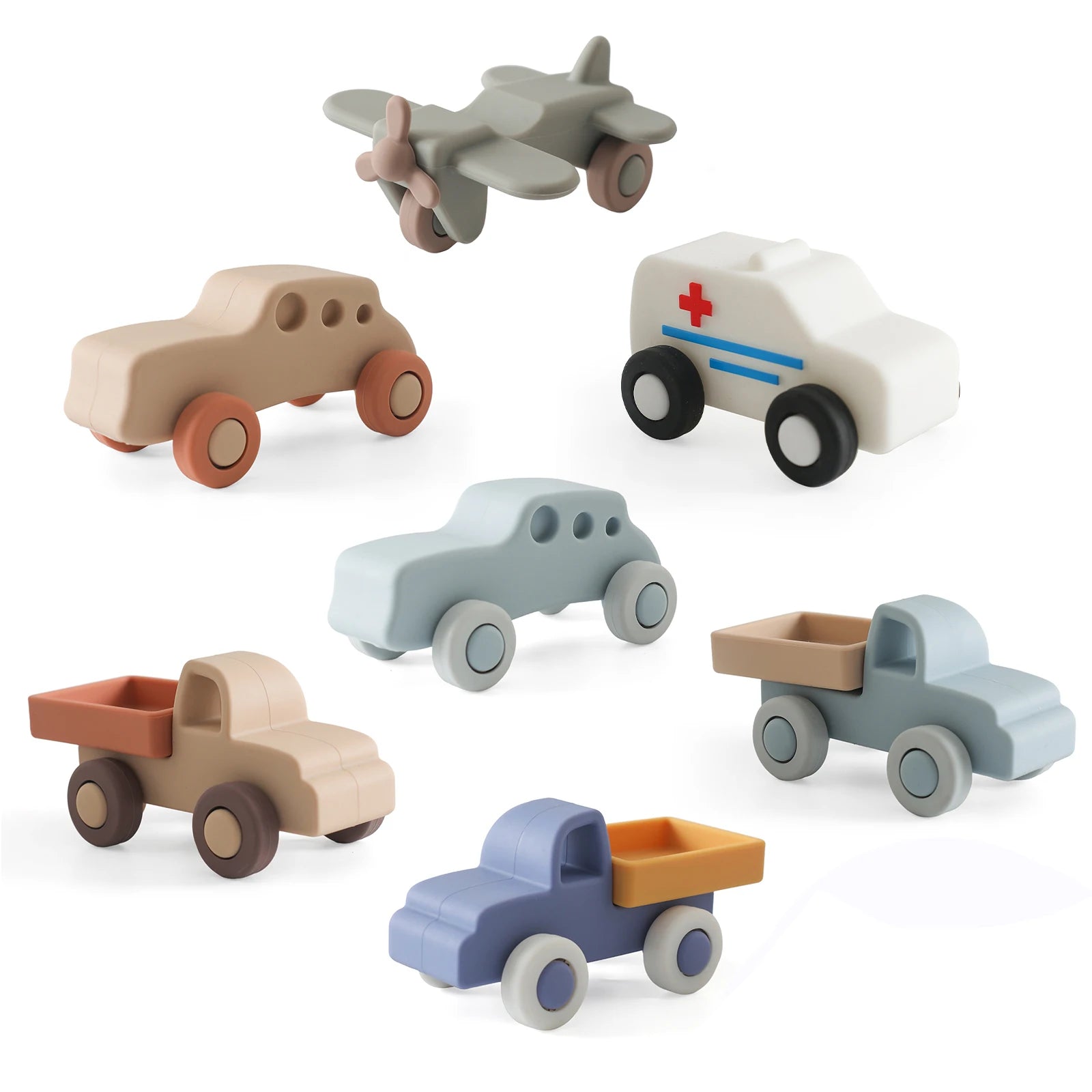 Montessori Silikon-Auto Beißring – Lernspielzeug für Babys 0–12 Monate Spieldorf