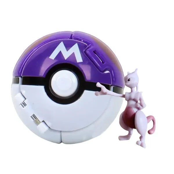Pokéball mit Pokémon-Figur – Sammel-Set Pikachu, Gengar, Glumanda & mehr Spieldorf