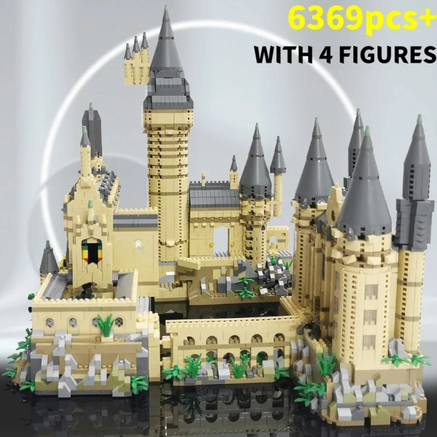 Magisches Schloss Micro-Bausteinset mit Beleuchtung – DIY Klemmbausteine ab 14 Jahren Spieldorf