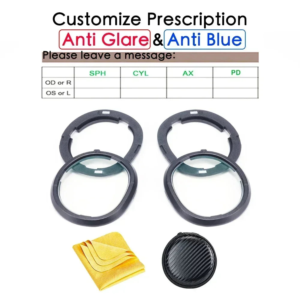 Magnetische Kurzsichtigkeits-Linsen für Meta Quest 3 – Blaulichtfilter & Anti-Reflex, auf Rezept Shoppingdorf