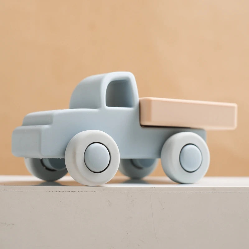 Montessori Silikon-Auto Beißring – Lernspielzeug für Babys 0–12 Monate Spieldorf