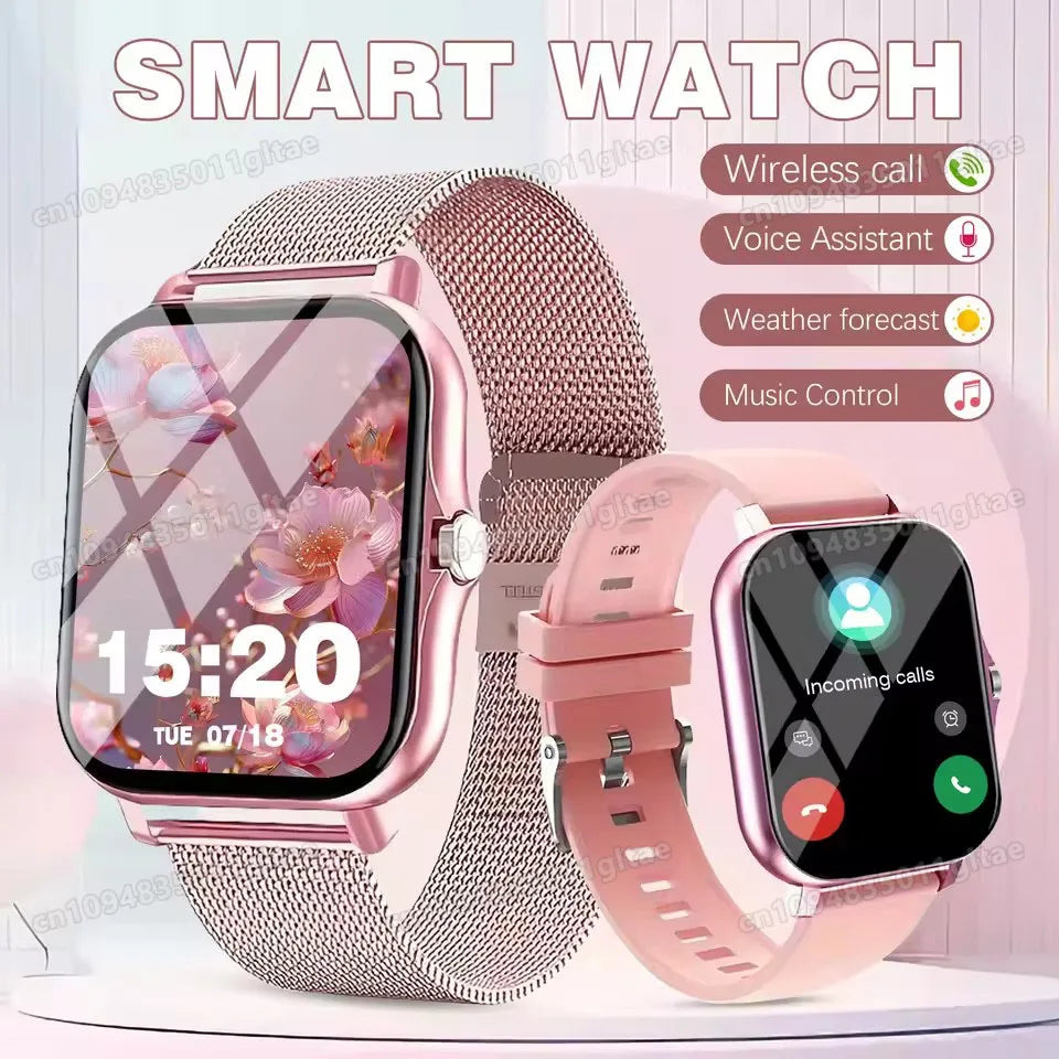Smartwatch 2026 mit Bluetooth-Telefonie, Fitness-Tracker & Herzfrequenz – IP67 – Für Android & iOS Shoppingdorf