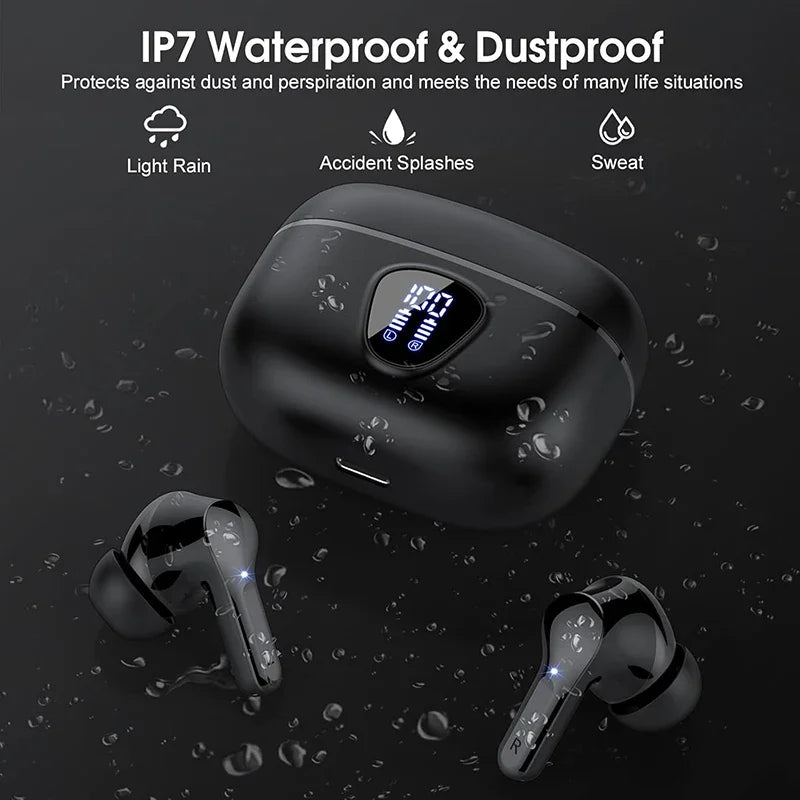 Kabellose In-Ear Kopfhörer BT5.3 – ENC Geräuschunterdrückung, 60H Akku, IP7 wasserdicht Shoppingdorf