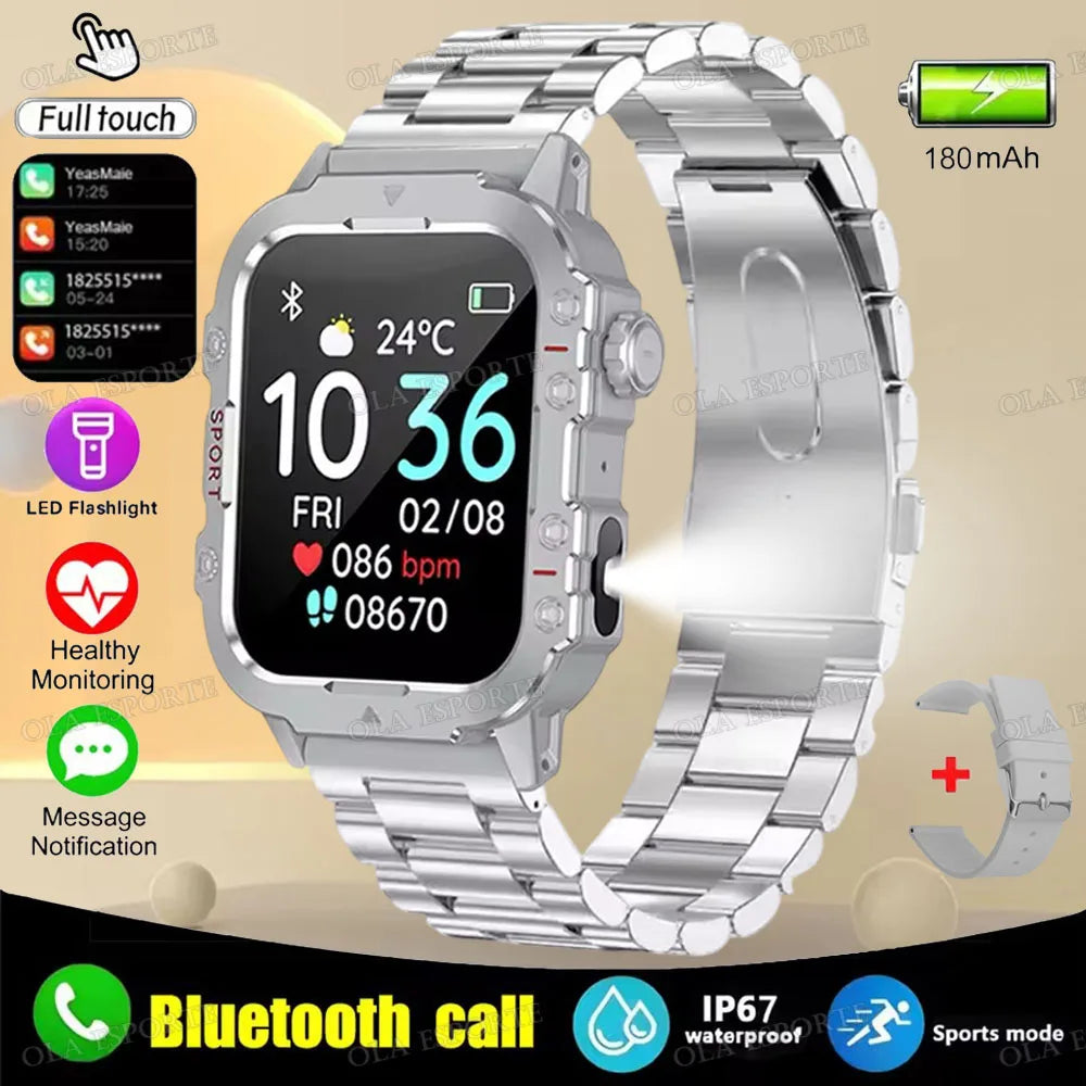 Smartwatch mit Bluetooth-Telefonie, GPS & Herzfrequenz – 1,44 Zoll – 3ATM – Android & iOS Shoppingdorf