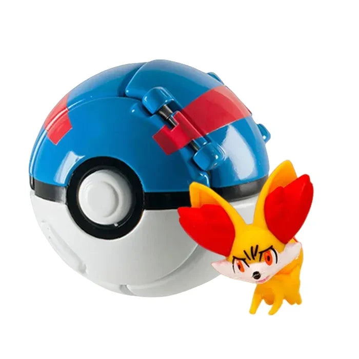 Pokéball mit Pokémon-Figur – Sammel-Set Pikachu, Gengar, Glumanda & mehr Spieldorf