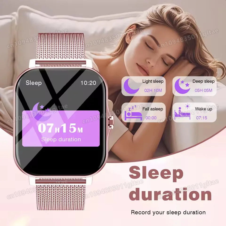 Smartwatch 2026 mit Bluetooth-Telefonie, Fitness-Tracker & Herzfrequenz – IP67 – Für Android & iOS Shoppingdorf
