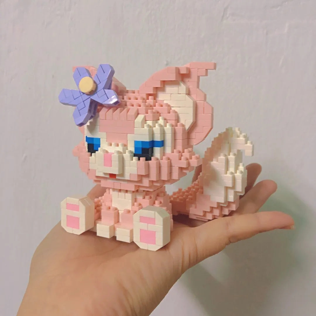 Disney Bausteinset – Lina Bell, Lotso & mehr – 108 Styles, Lego-kompatibel Spieldorf