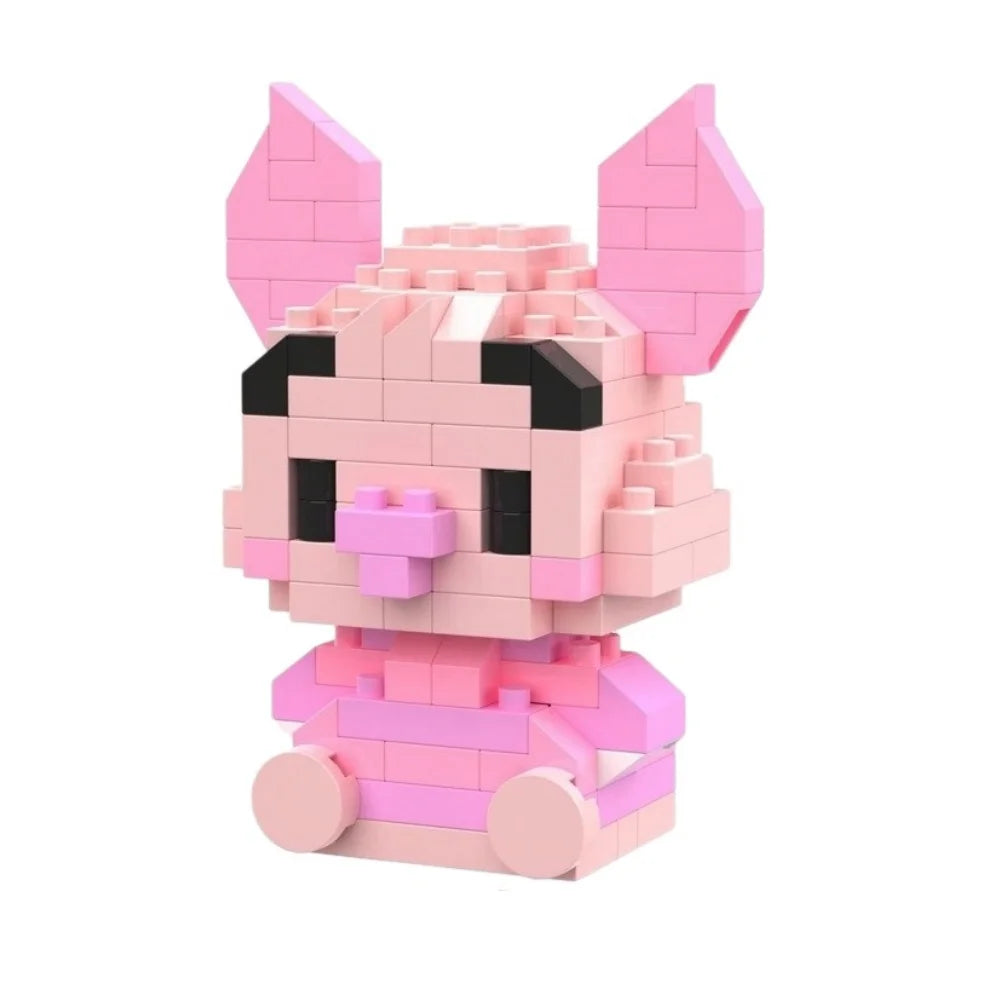 Disney Bausteinset – Lina Bell, Lotso & mehr – 108 Styles, Lego-kompatibel Spieldorf
